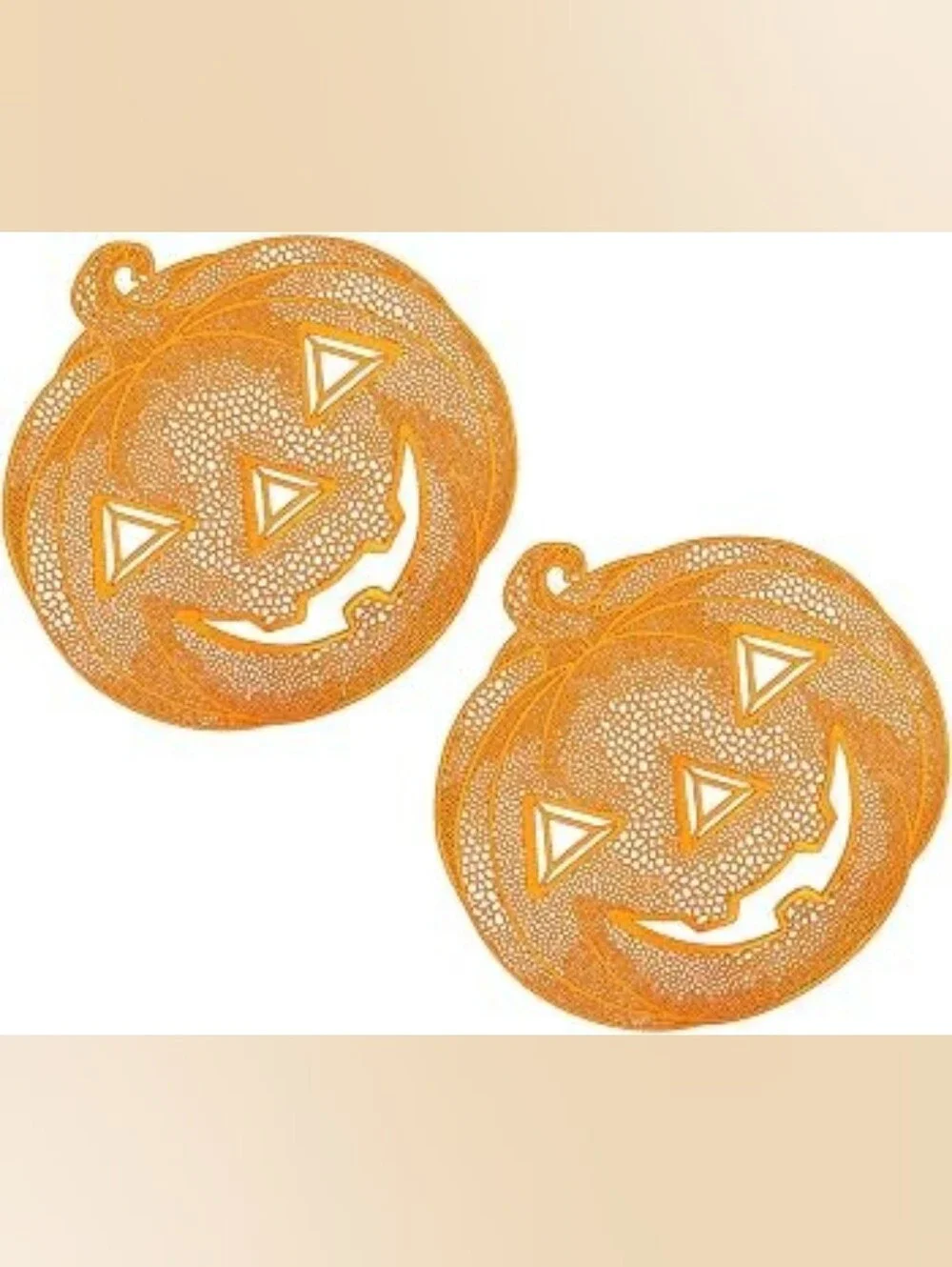 Black Skull OR Pumpkin Placemat Choose 1